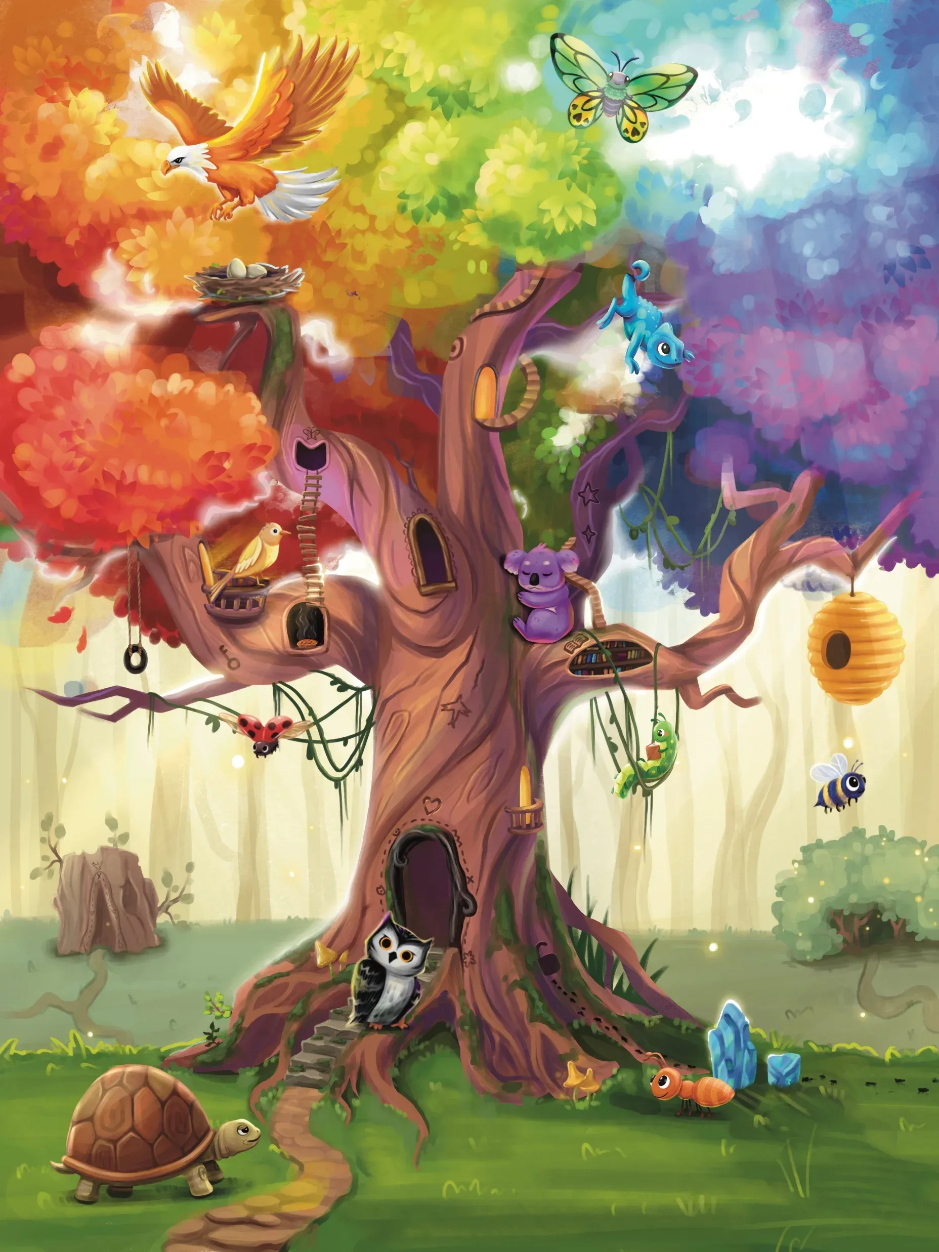Storyboard panel 4: The Emphasis Tree & Navigation
